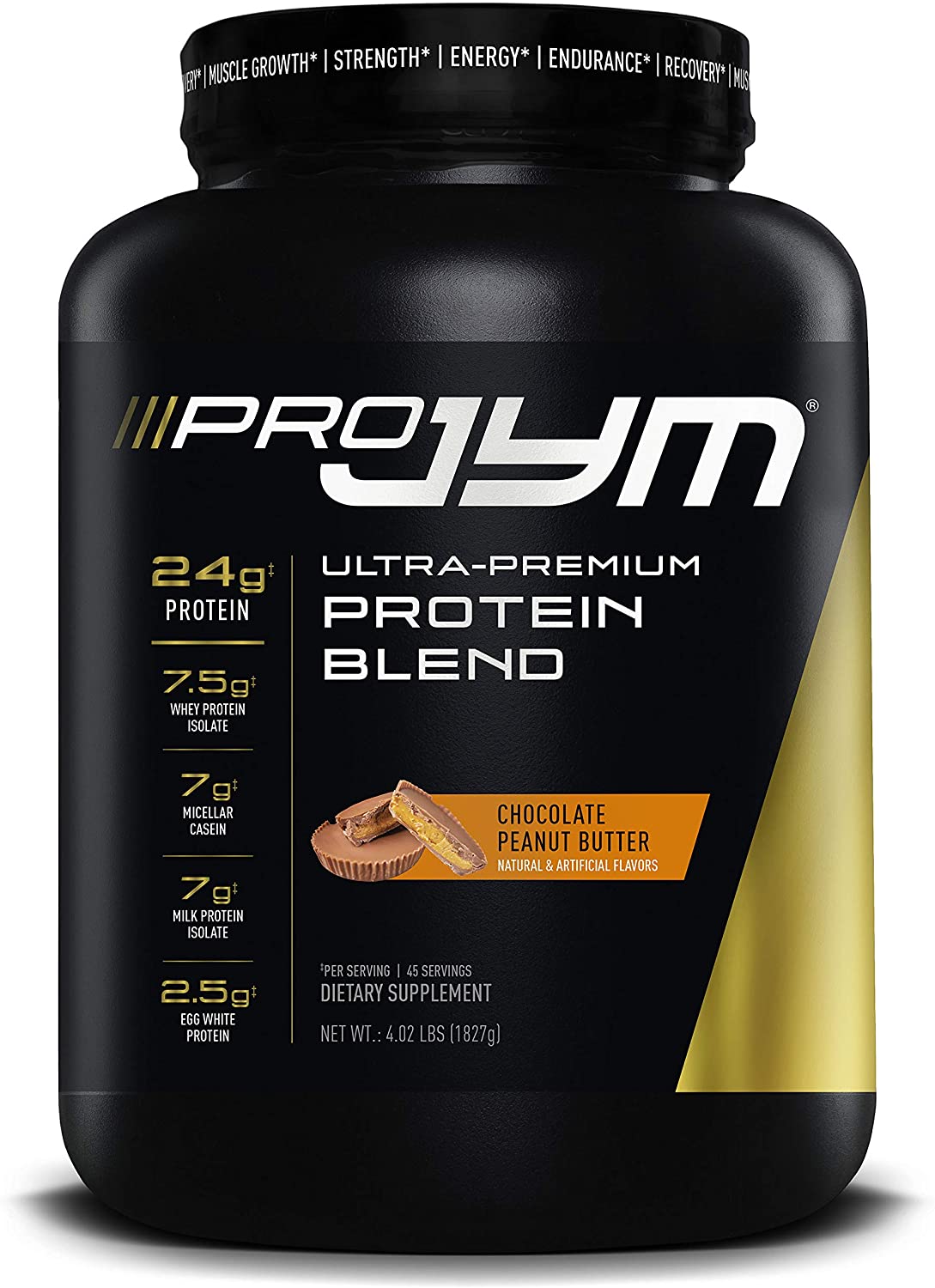Pro JYM Protein Powder, Egg White, Milk, Whey Protein Isolates