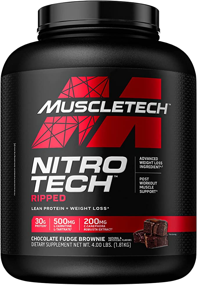 Protein Powder for Weight Loss MuscleTech NitroTech Ripped Lean