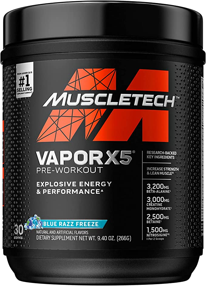 Pre Workout Powder MuscleTech Vapor X5 Pre Workout Powder for Men