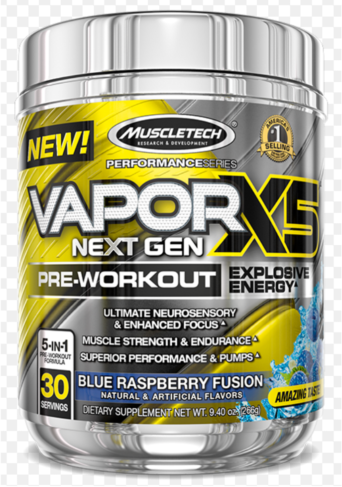 Pre Workout Powder MuscleTech Vapor X5 Pre Workout Powder for Men
