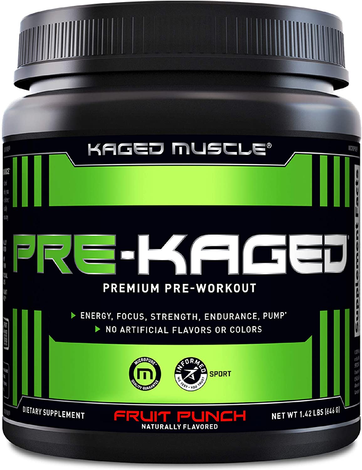 Pre Workout Powder; KAGED MUSCLE Preworkout for Men & Pre Workout Women